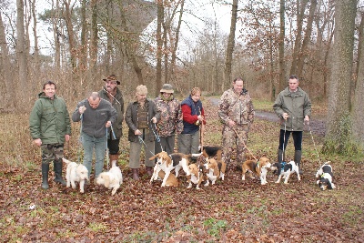 des Varennes du Val de Loire - Brevet de Chasse sur lapins La Ville aux Dames  15 & 16 janvier 2011